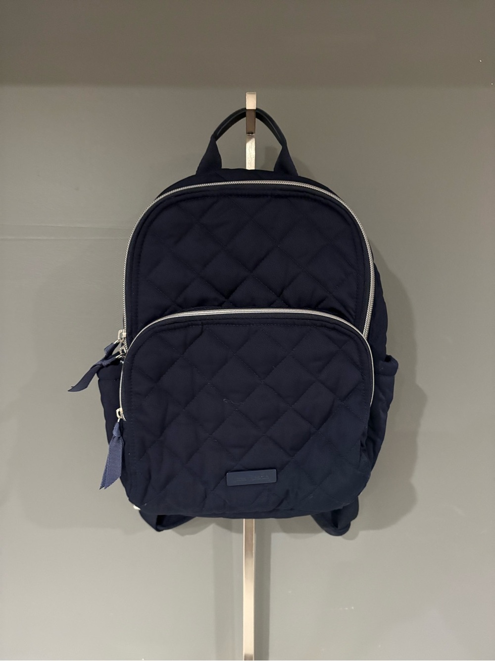 Vera Bradley Quilted Dark Navy Shoulder Bag